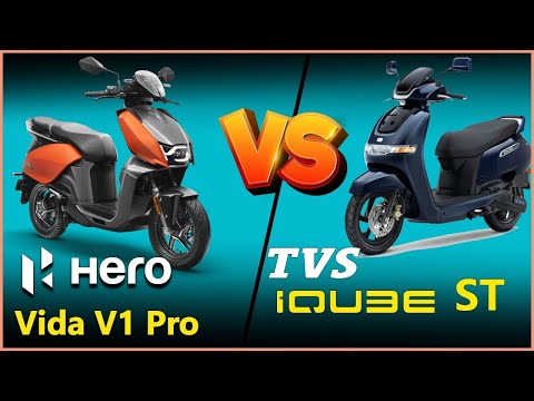 Hero VIDA V1 PRO VS TVS IQUBE ST | Best Electric Scooters In India 2023
