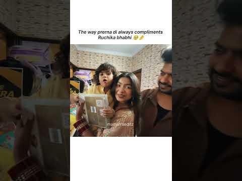 Complimenting bhabhiji 🥰 #triggeredinsaan #ruchikarathore #trendingshorts #shortsfeed #shorts