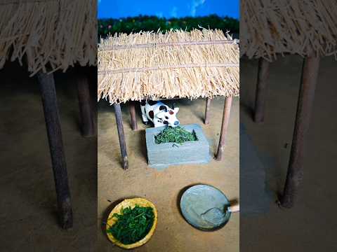 cow shed project with mini bricks rural shorts video