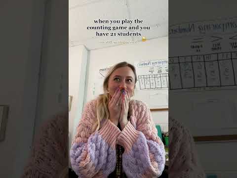 play the counting game with my students ✨ #countinggame #teacherlife #teacher #students #elementary