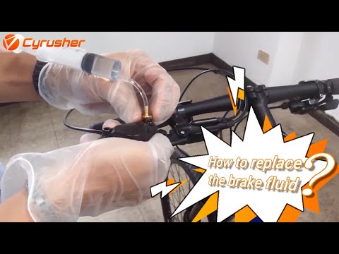 How to Replace the XF800 Hydraulic Brake Oil Tutorial | Cyrusher Sports