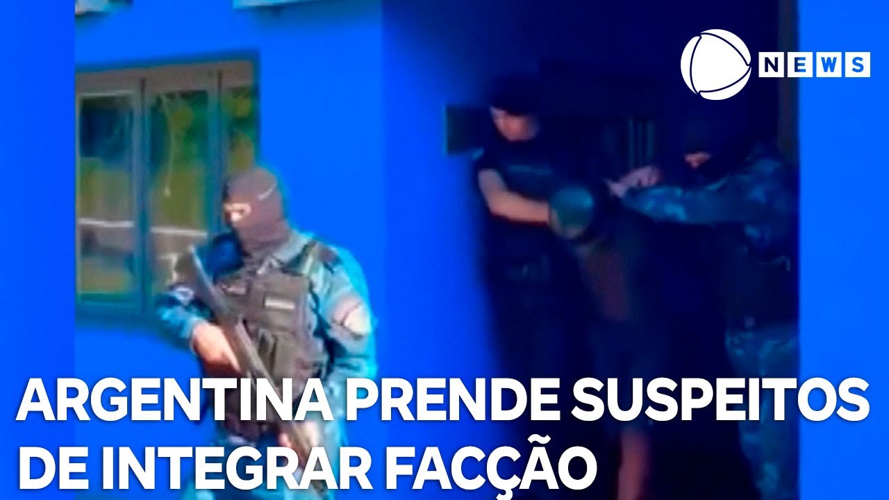Argentina prende três brasileiros suspeitos de integrar o Comando Vermelho