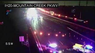 Major crash on eastbound I-20 in Dallas involves pedestrian, sheriff's deputy