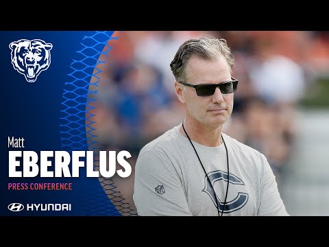 Matt Eberflus: 'We like where we are, there's a lot of good competition' | Chicago Bears video clip
