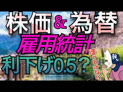 【FXライブ】9/5 雇用統計。揺さぶられずにお願いします。ドル円はこう！日経平均はこう！sp500はこう！