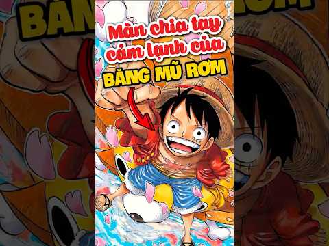 Màn chia tay cảm lạnh của băng mũ rơm #onepiece #anime #luffy #shorts