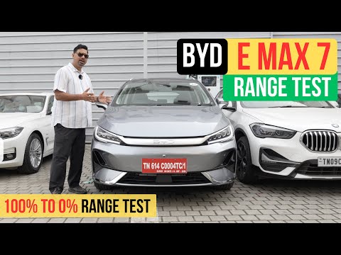 BYD eMax 7 Range Test - इनोवा की जगह ले सकतें है इसको?