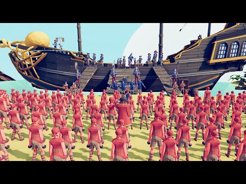 Battle For a Pirate Ship in Totally Accurate Battle Simulator