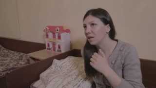 Crimea Tartar refugee Sivil Part 1 Interview in her little refugee home in Lviv.