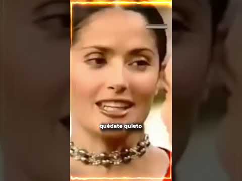 Salma Hayek tiene un truco para tomar tequila 🥵#salmahayek #atriz #humor