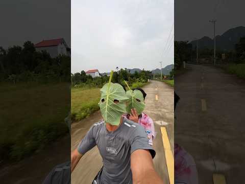 Trung Lên Xe Đi Cháy Phố Cùng Chú Hưng #dinhtrung #funny #haihuoc