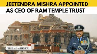YouTube video thumbnail: Retired Air Marshal Jeetendra Mishra Appointed Ram Temple Trust CEO