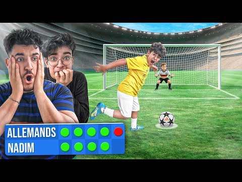 MON PETIT FRÈRE DOIT MARQUER LE PENALTY DE VICTOIRE DANS UN TOURNOIS ALLEMAND ! Tout repose sur lui