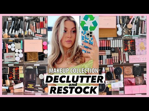 makeup collection DECLUTTER & RECLUTTER ? my beach house makeup storage