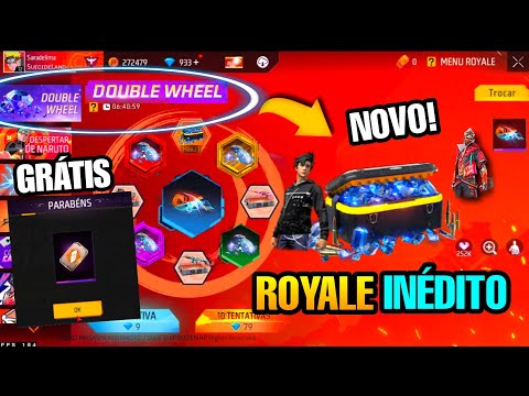 NOVO ROYALE INEDITO, SKIN EVO REDENÇÃO, TROCA NICK GRÁTIS, GUERRA DE GUILDAS NOVIDADES FREE FIRE