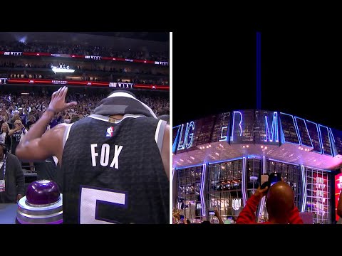 De'Aaron Fox LIGHTS THE BEAM after Kings' FIRST playoff win since April 30, 2006 video clip