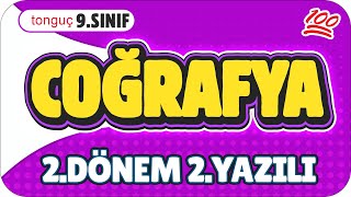 9.Sınıf Coğrafya 2.Dönem 2.Yazılıya Hazırlık 📑 #2025