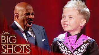 Steve Harvey Can't Handle This Kid's Epic Irish Dance! | Little Big Shots