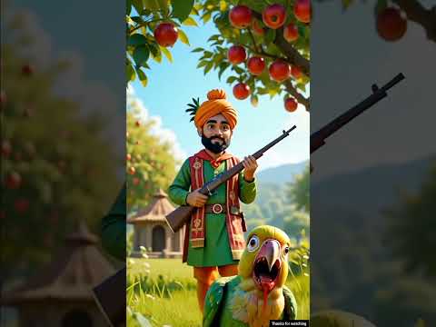 डाकू ने तोते पर गोली चलाई #shorts #viral #trendingvideo #ai