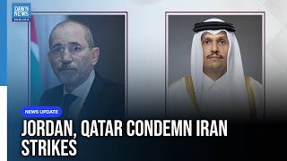 YouTube video thumbnail: Jordan, Qatar Condemn Iranian Attacks on Kuwait, Urge Regional De-Escalation