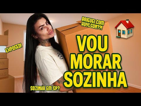VOU MORAR SOZINHA AGORA EM SÃO PAULO!