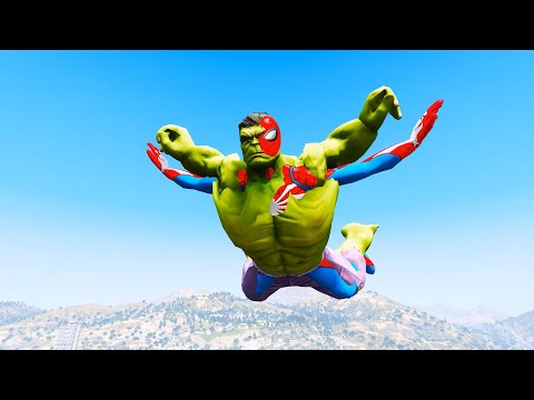 Spider Hulk Strikes Back Revenge on Venom and Abomination! 🤯 #gta5