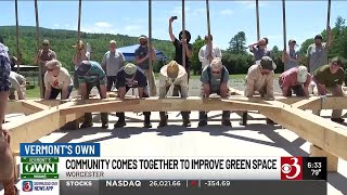 YouTube video thumbnail: Worcester Residents Share the Work to Improve Town Green