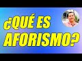 Understanding Aforismos