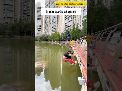 Màng so tài nhảy xa của các thành viên trong gia đình.#shorts