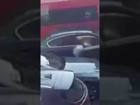 Driver accidently crashes into Romanian restaurant