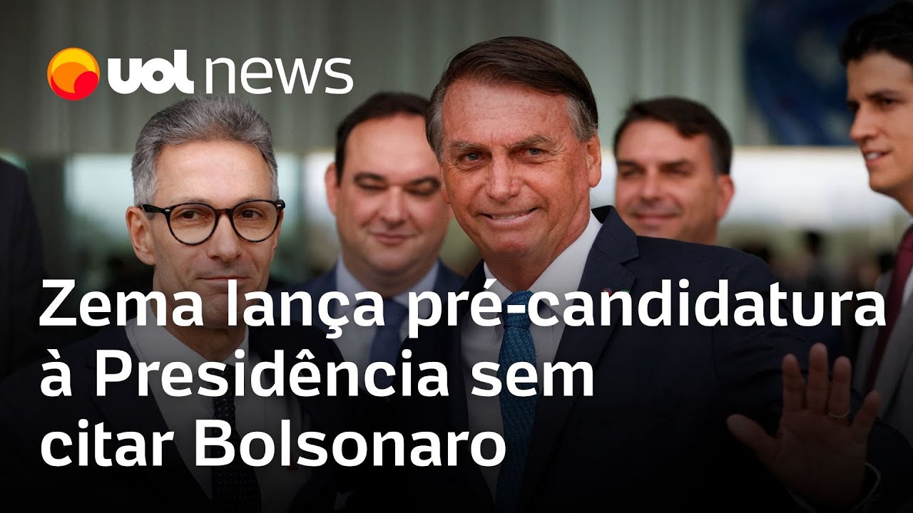 Romeu Zema lança pré candidatura à Presidência sem citar Bolsonaro e sugere botar limite em Moraes