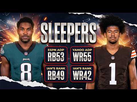 The 7 BEST late-round sleepers in fantasy football artwork