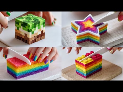 ASMR 🎨 Cutting Soft Colorful Kinetic Sand | Satisfying Sounds for Sleep & Relaxation 🔪✨