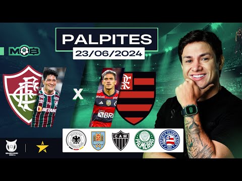 PALPITES DE FUTEBOL PARA O DIA 23 06 2024 + BILHETE PRONTO (DOMINGOU NO MUNDO BET)