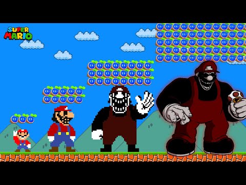 Super Mario Bros., Upgrading Mario to the STRONGEST MX with Every Seed Power-Up!