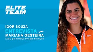 Igor de Souza e Marina Gesteira no bate-papo Speedo