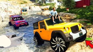 Indian GTA 5 thar modified drifting/@itz_kaafila_boy0008 #gta5 #thar #gaming #gameplay #trending