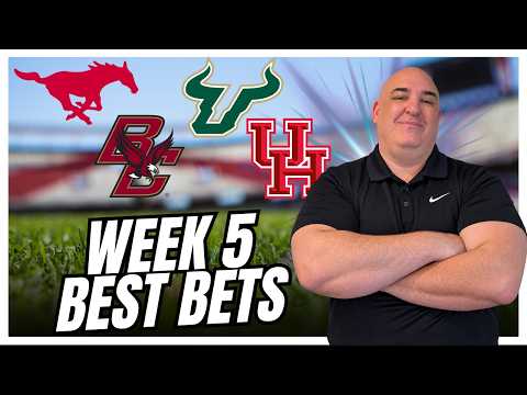 SMU vs Boston College | UCF vs Houston College Football Best Bets | CFB Week 5