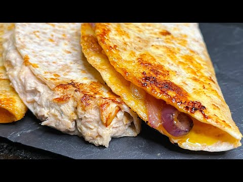 ¿Qué comer cuando no sabes qué comer? Quesadillas Picantes en 5 Minutos