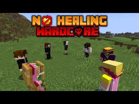 Can YOU Beat Minecraft if ALL Damage is Permanent? - No Healing Hardcore