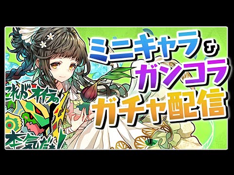 ミニキャラガチャとガンホーコラボガチャを引きます【パズドラ】