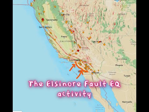 Earthquake activity on the Elsinore Fault today. Large X Flare on the Sun. Tuesday Night update