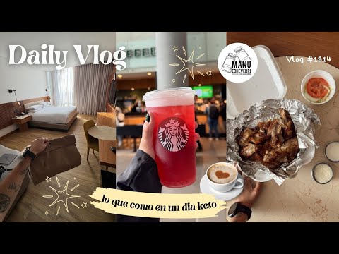 🍗LO QUE COMO EN UN DIA KETO | VIAJE A BARRANQUILLA HOTEL MARRIOTT  | VLOG 1814 | Manu Echeverri
