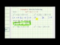 Factoring Quadratic Equations and Properties