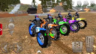 Motocross Bikes Stunts Driving Speed Bike Extreme #3 - Offroad Outlaws video game - Mobile gameplay