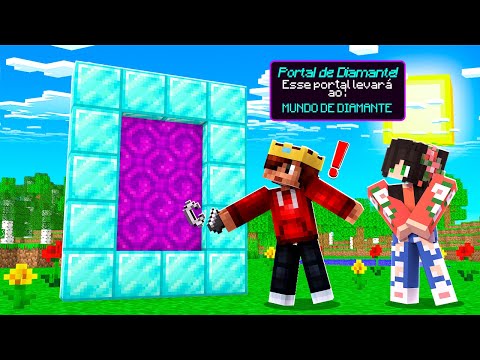 CRIAMOS OS NOVOS PORTAIS PARA AS DIMENSÕES DOS MINÉRIOS NO MINECRAFT