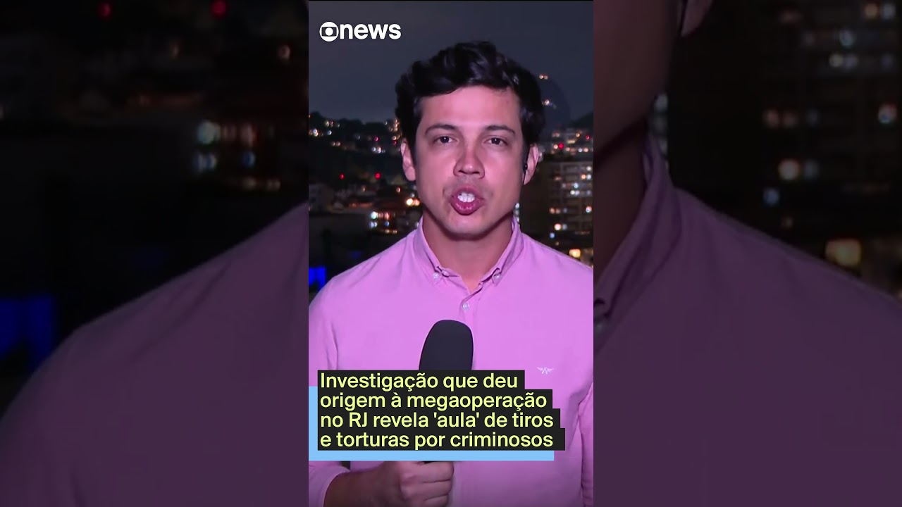 Investigação que deu origem à megaoperação no RJ revela aula de tiros e torturas por criminosos  TV Online Investigação que deu origem à megaoperação no RJ revela aula de tiros e torturas por criminosos