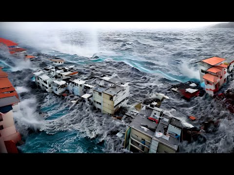 Top 50 minutes of natural disasters caught on camera. Most tsunami in history. USA