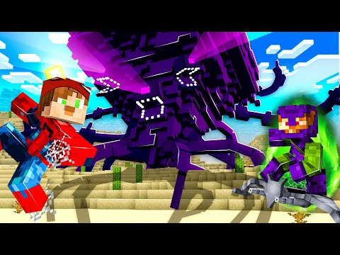 CRAZYCRAFT - WİTHER STORM vs SÜPER KAHRAMANLAR!
