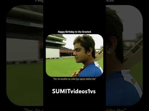 Happy Birthday 👑✅💯 virat.kohli. Video clip Credit Goes to respective owner.#reelsvideo #motivation